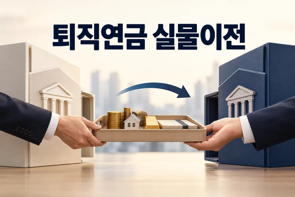 퇴직연금 실물이전 신청 전 점검, 보유상품·현금화·수수료를 확인하는 순서