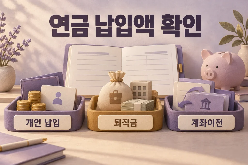 연금저축 IRP 납입액 확인, 계좌 잔액과 세액공제 대상금액이 다른 이유